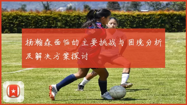 杨瀚森面临的主要挑战与困境分析及解决方案探讨